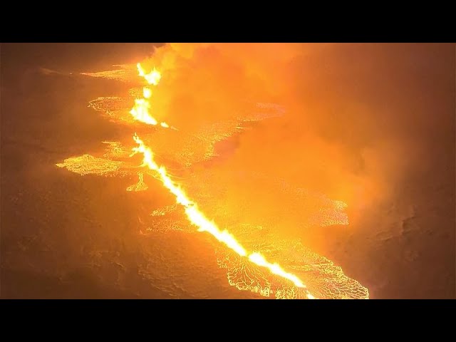 Islandia | El volcán de Grindavík entra en erupción tras semanas de intensa actividad sísmica