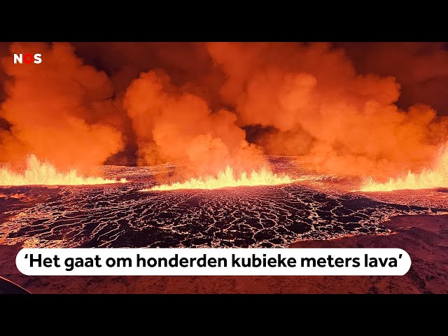 ⁣Vulkaan op IJsland uitgebarsten, weken na ontruiming dorp