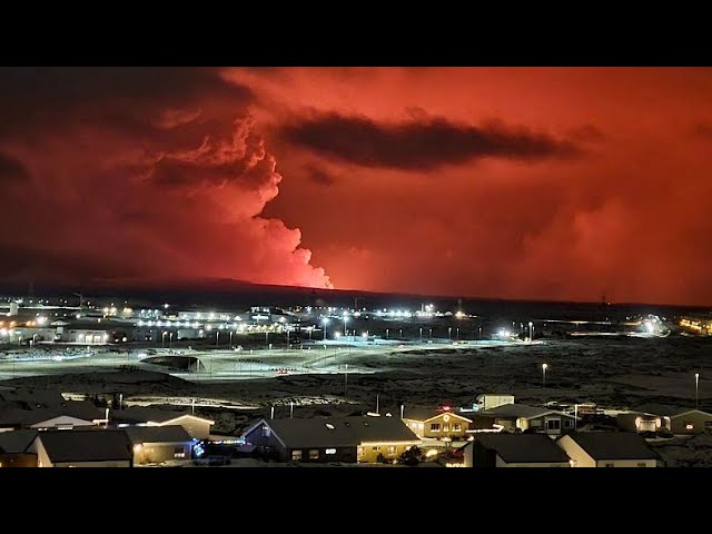 Live: Volcanic eruption sparks emergency measures in Iceland