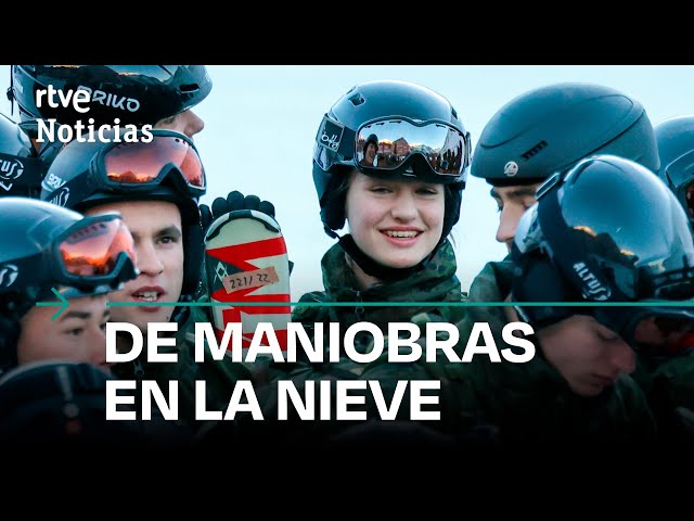 PRINCESA LEONOR: INSTRUCCIÓN de MONTAÑA y ESQUÍ en el PIRINEO por su FORMACIÓN MILITAR | RTVE