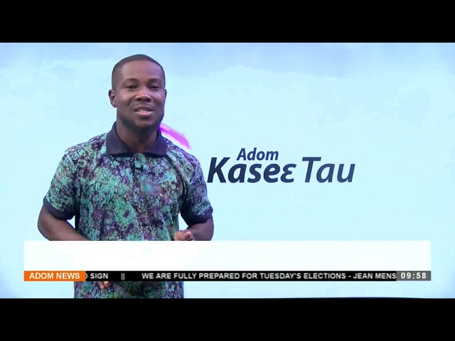 Kasie Tau At 1:55 PM on Adom TV (19-12-23)