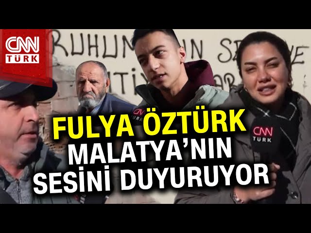 CNN Türk Malatya'nın Sesini Duyuruyor! Fulya Öztürk Malatya Sokaklarında Halka Mikrofon Uzattı