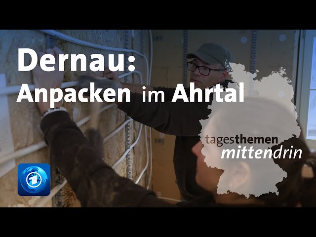 ⁣Dernau: Freiwillige Helfer:innen im Ahrtal