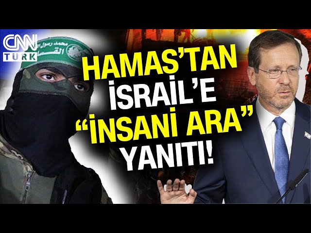 İsrail'in "İnsani Ara" Açıklamasına Net Yanıt! "Saldırılar Durmadan Takas Yok&qu