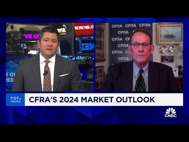 Prospects of lower rates are holding up equity multiples, says CFRA's Sam Stovall