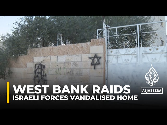 Residents in Jenin refugee camp say Israeli forces vandalised their homes during raids