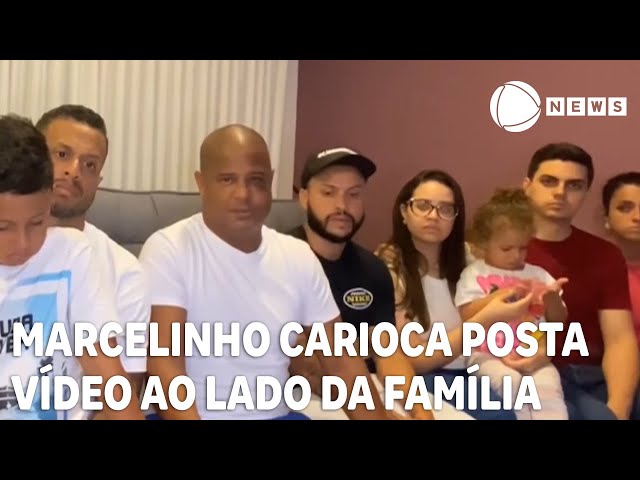 Marcelinho Carioca posta vídeo ao lado da família