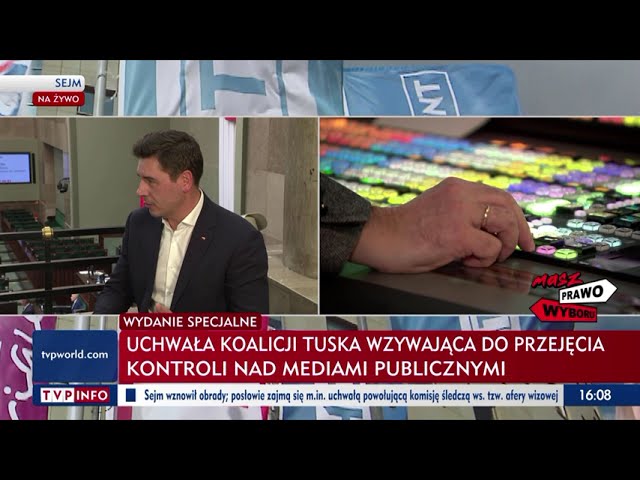 ⁣„Koalicja 13 grudnia” chce Polakom zabrać media – ocenia poseł PiS Dariusz Stefaniuk