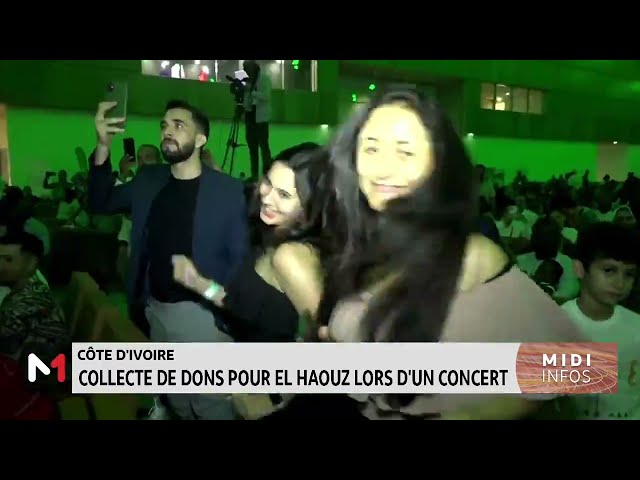 Côte d’Ivoire: Collecte de dons pour el Haouz lors d´un concert