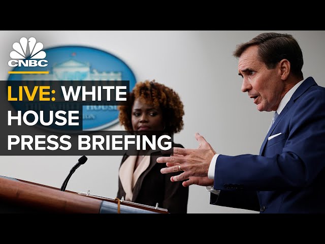 LIVE: White House press secretary Karine Jean-Pierre and NSC's John Kirby hold a briefing — 12/