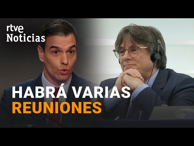 PEDRO SÁNCHEZ: El presidente CONFIRMA que se REUNIRÁ con PUIGDEMONT y con JUNQUERAS | RTVE Noticias