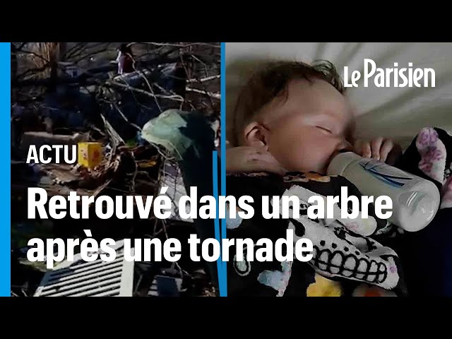 États-Unis : un bébé emporté par une tornade retrouvé vivant dans un arbre