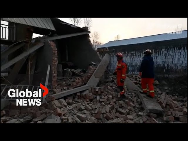 China earthquake kills over 100 people, triggers landslide