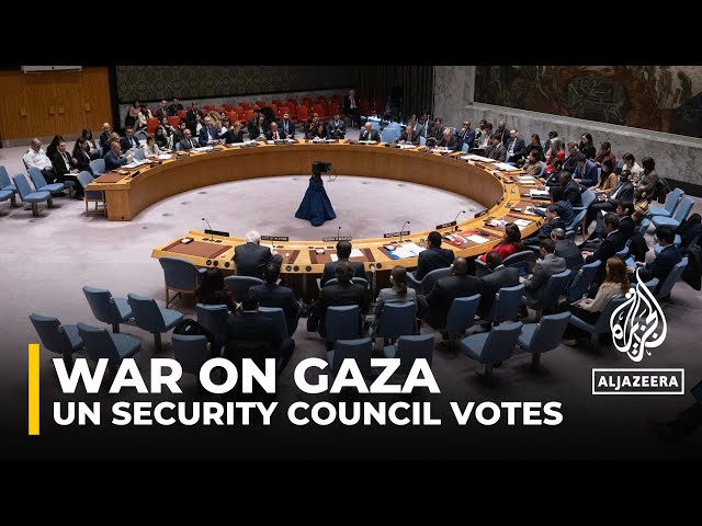 UNSC set to vote on a resolution calling for a suspension of hostilities in Gaza