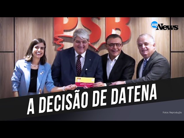 DATENA se filia ao PSB, fala de Bolsonaro e Lula e sinaliza chapa com Tabata para prefeitura de SP