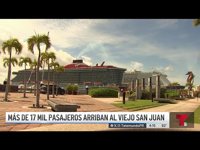 Viejo San Juan recibe más de 17,000 pasajeros de cruceros