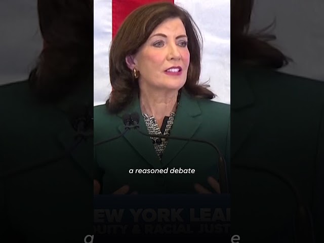 New York Gov. Kathy Hochul signs bill to create commission to address slavery reparations #Shorts