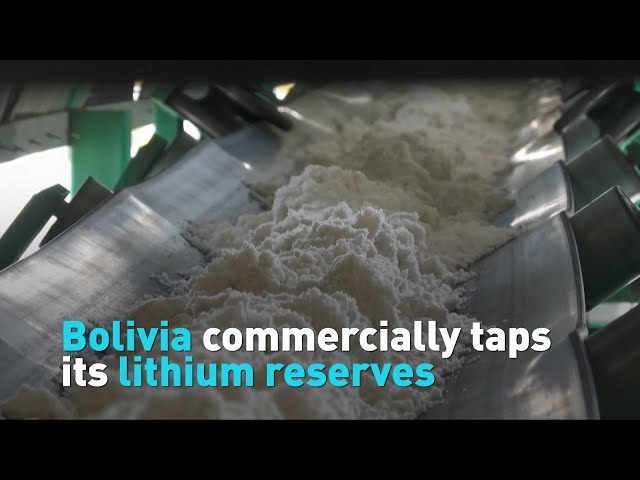 Bolivia commercially taps its lithium reserves