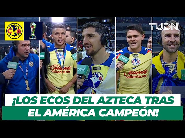 ¡TODAS LAS REACCIONES! 1️⃣4️⃣  Los ecos del CAMPEÓN en la cancha del Azteca | TUDN