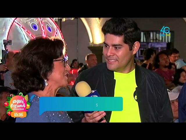 Una noche exitosa en el zócalo de Veracruz con un concierto navideño.