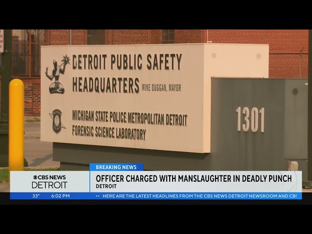 Detroit police officer charged in fatal assault of 71-year-old man