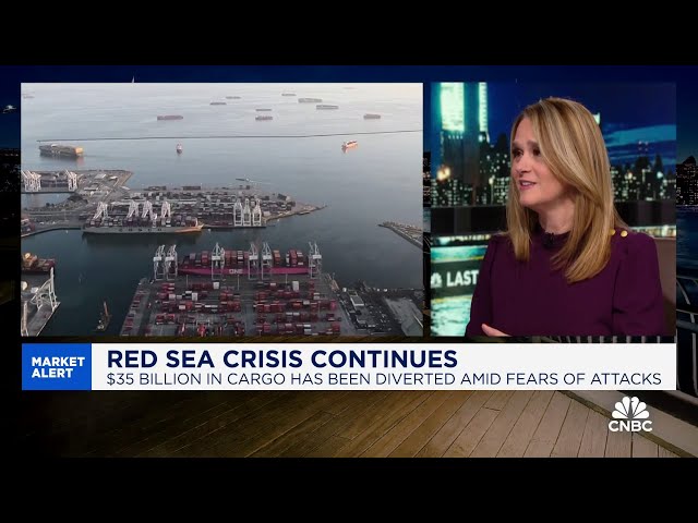 $35 billion in cargo diverted away from Red Sea amid attack fears