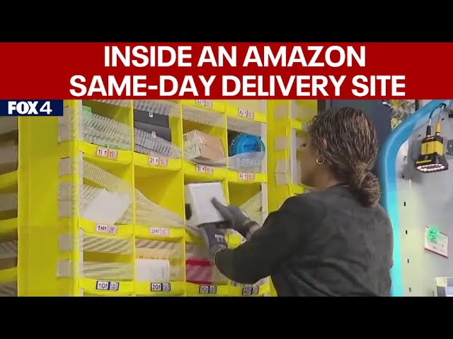 How Amazon same-day delivery sites work