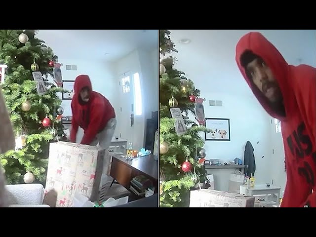 Thief steals Christmas gifts from California family during break-in