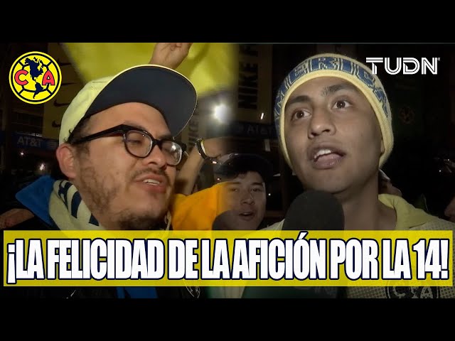 ⁣"ESTOY A DOS MINUTOS DE LLORAR"  El sentimiento de los americanistas por la 1️⃣4️⃣ | TUDN