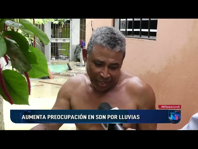 Aumenta preocupación en Santo Domingo Norte por las lluvias