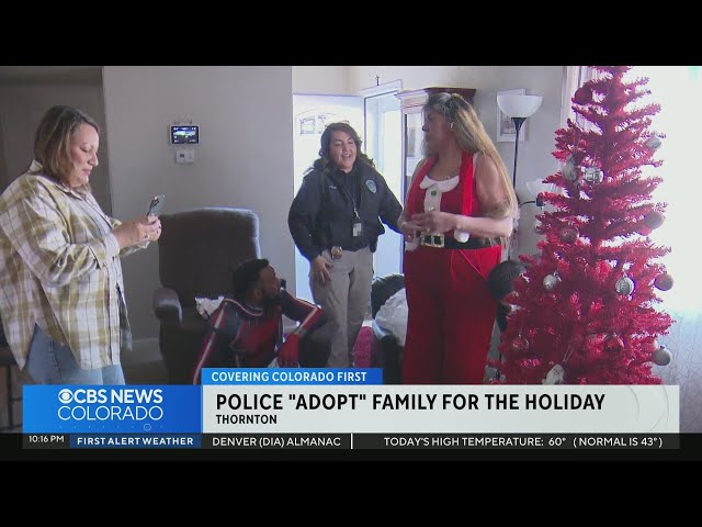 Thornton Police celebrates family during the holidays for positive community impact