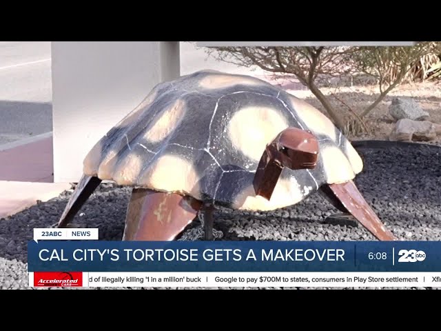 Cal City's tortoise refurbished