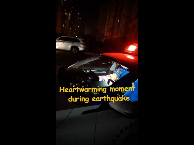 Taxi driver takes in mother and baby after earthquake