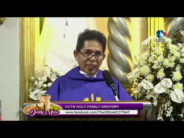 20 December 2023 - HOMILY  by Rev.  Fr.  Jose Adonis Aquino