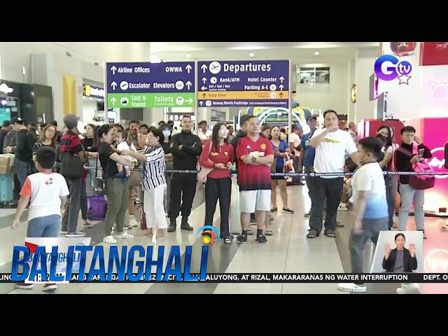 MIAA: Mahigit 100,000 na mga pasahero kada araw ang inaasahan sa NAIA ngayong Christmas Season | BT