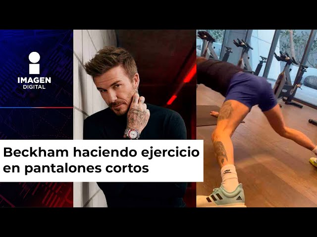 Victoria Beckham deleita a sus fans con sensual video de David entrenando