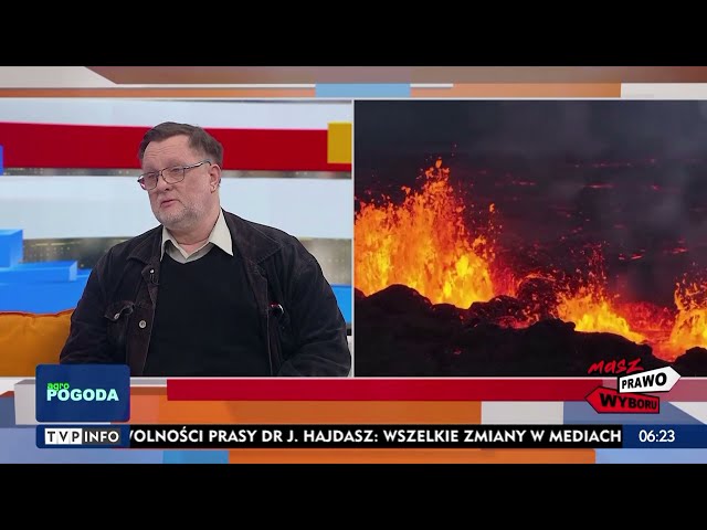 Potężna erupcja wulkanu na Islandii. Sejsmolog opowiedział w TVP Info o fascynującym zjawisku 