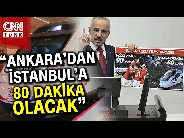 Bakan Uraloğlu Müjdeyi Verdi! Ankara-İstanbul Arası 80 Dakikaya Düşecek #Haber