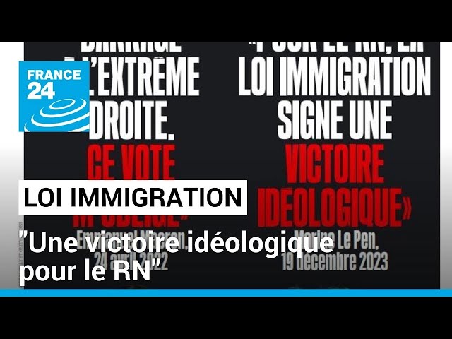 Adoption du projet de loi sur l'immigration au parlement: "Une victoire idéologique pour l