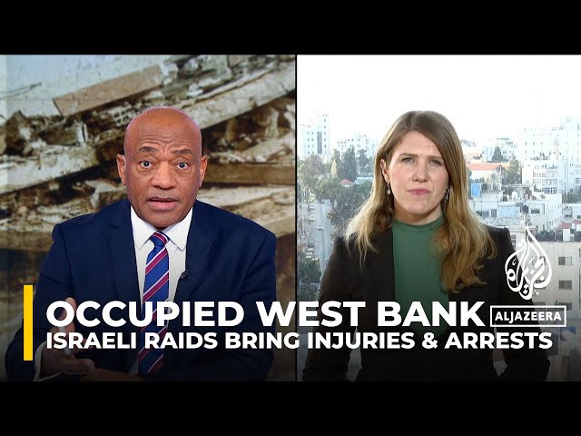 Israeli raids bring more injuries and arrests in the occupied West Bank