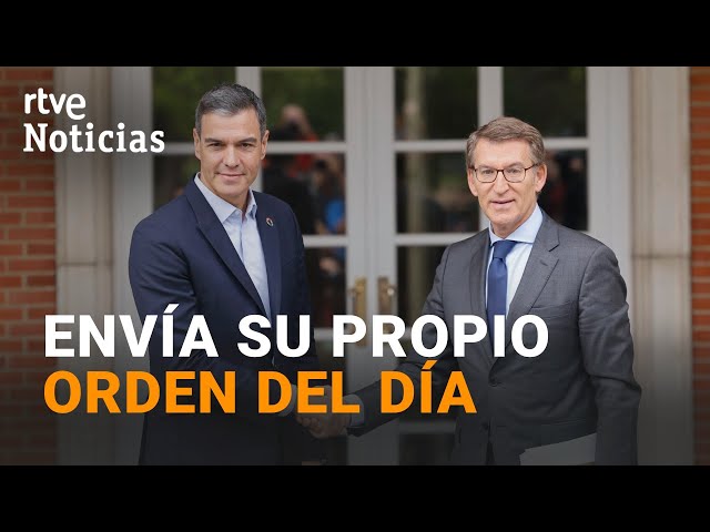 SÁNCHEZ-FEIJÓO: El LÍDER del PP ACEPTA la REUNIÓN el próximo 22 de DICIEMBRE | RTVE Noticias