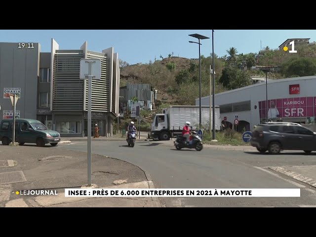 INSEE : près de 6000 entreprises en 2021 à Mayotte