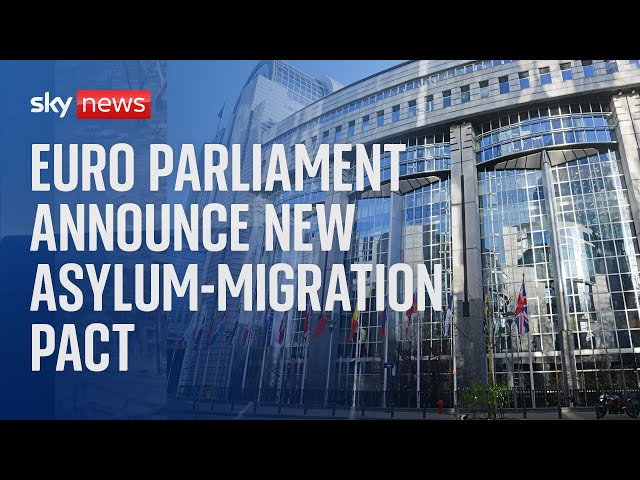 Watch live: European Parliament officials hold news conference on new asylum and migration pact