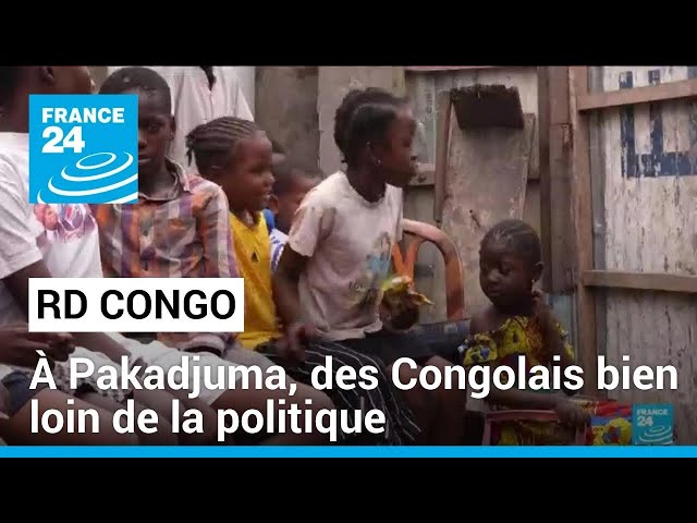 RD Congo : dans le bidonville de Pakadjuma, des Congolais bien loin des préoccupations électorales