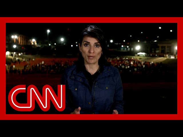 CNN on scene as migrants surge at the US southern border