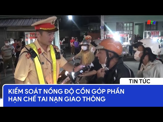 Kiểm soát nồng độ cồn góp phần hạn chế tai nạn giao thông