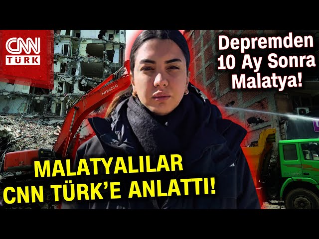 Fulya Öztürk Malatya'da! Peki Malatyalılar Ne Diyor, Depremin Vurduğu Kentte Son Durum Ne? #Hab