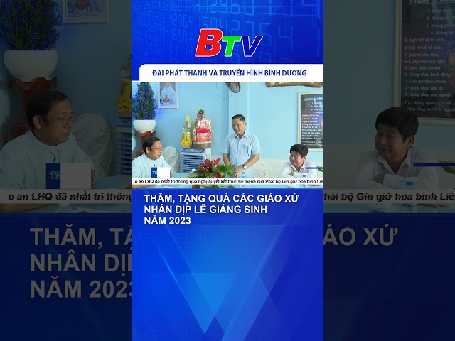 Thăm, tặng quà các Giáo xứ nhân dịp Lễ Giáng sinh năm 2023