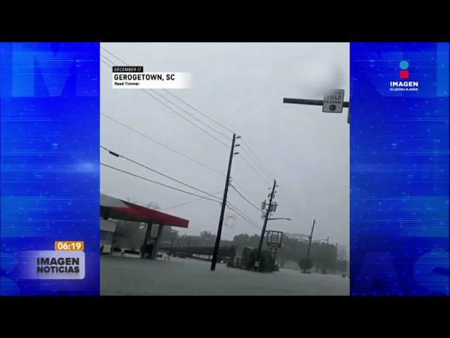 Inundaciones históricas en Carolina del Sur.