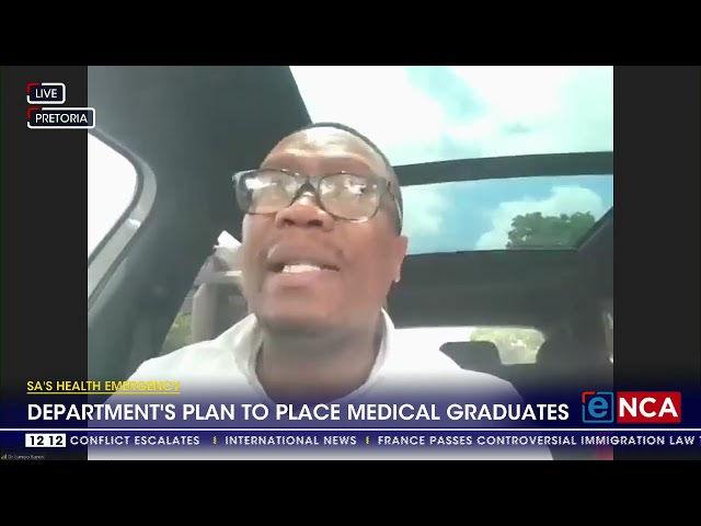 Department's plan to place medical graduates